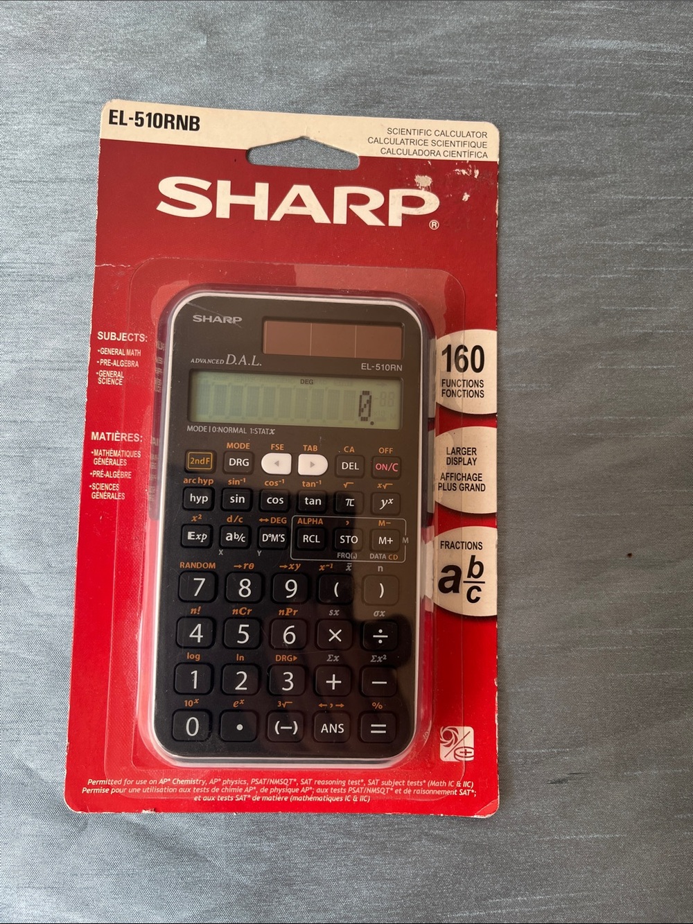 NEW Sharp EL-510RNB Scientific Calculator - Factory Sealed
